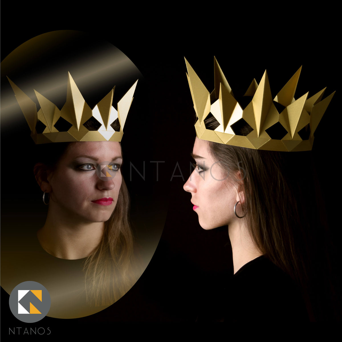 Evil Queens Paper Crown Papercraft Templates By Ntanos