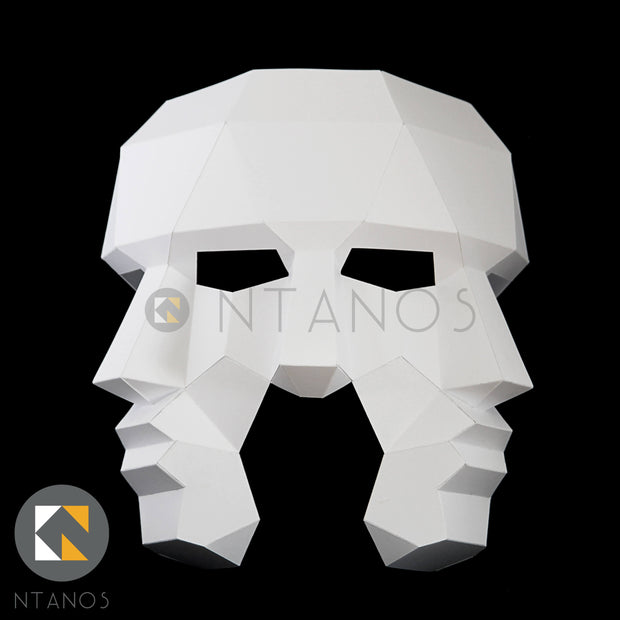 Three Face Mask | Papercraft Masks Made To Be Crafted By You | Ntanos