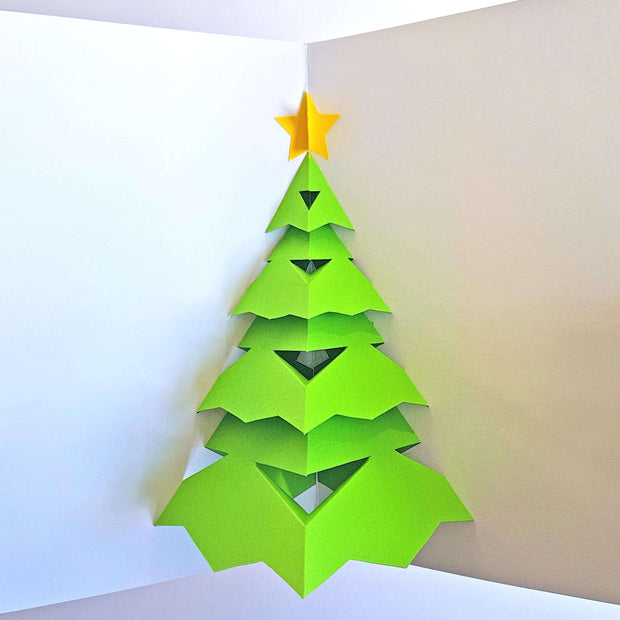 Diy Christmas Tree Pop Up Card Ntanos