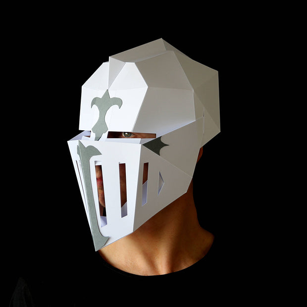 Knight Armour Paper Helmet | Papercraft Masks Templates By Ntanos