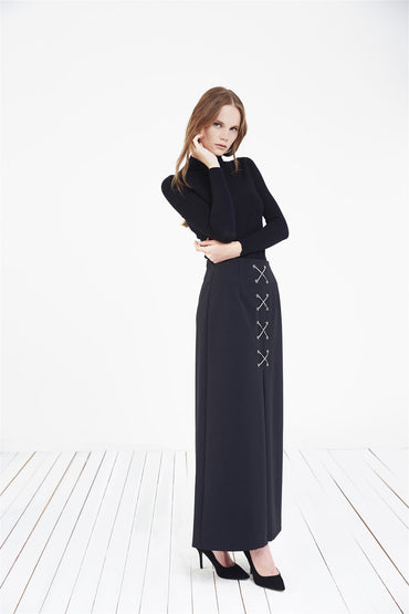 INVERTED PLEAT MAXI SKIRT - Store WF