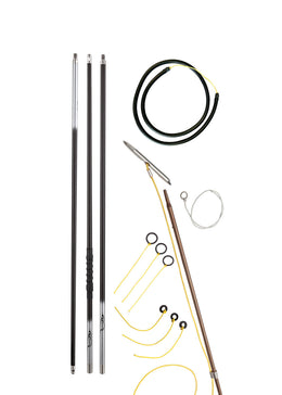 5' ft Travel Spearfishing Two-Piece Fiber Glass Pole Spear 3 Prong  Paralyzer Bag - scubachoice