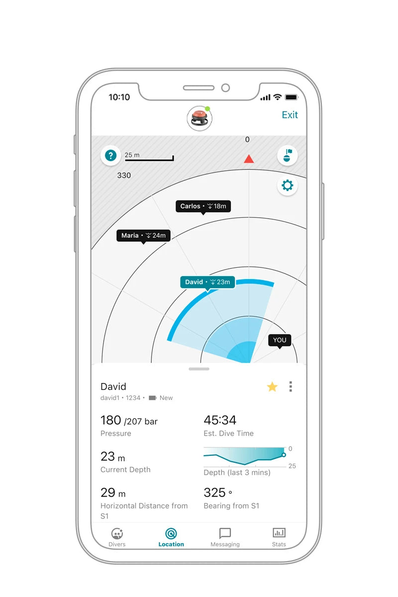 Diver Location Tracking
