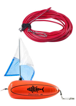 Spearfishing Buoy Seac PVC Diving Buoy With Flag And 20m Rope Spear Fishing  Float