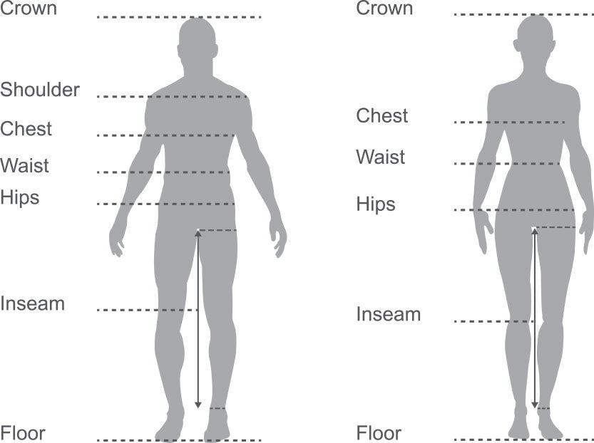 Size guide measurements