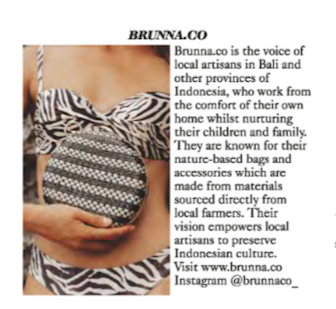 BrunnaCo in British Vogue February 2020