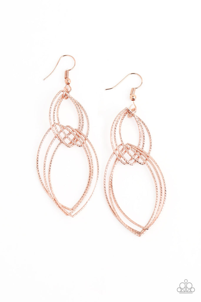 Basic Bravado - Rose Gold Hammered Circle Earrings - Paparazzi Accesso –  All That Sparkles XOXO