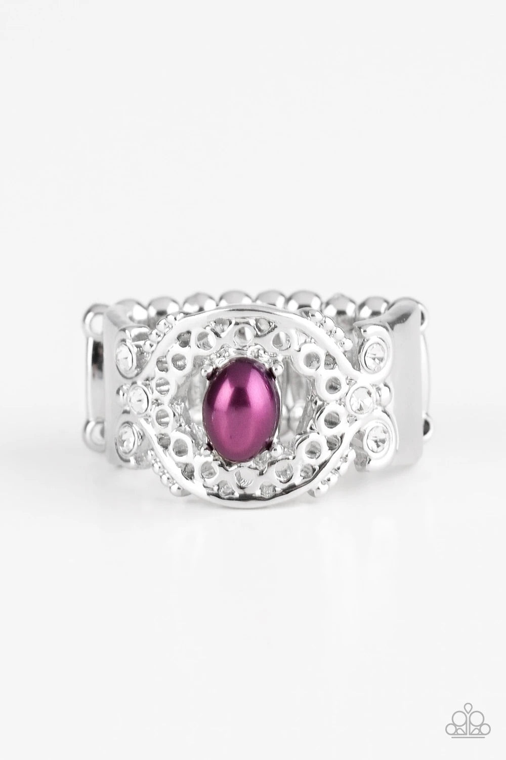 Mod Modest - Purple Pearl Ring-Paparazzi | The Sassy Sparkle