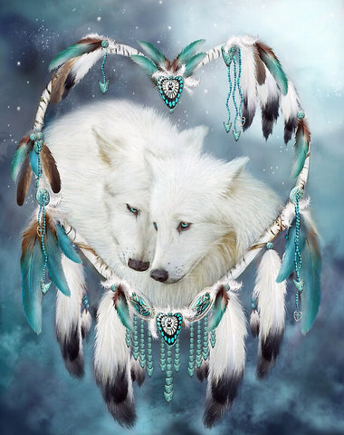 wolf dreamcatcher