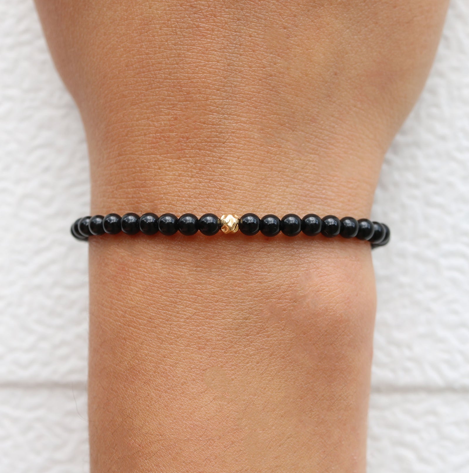 Dainty Protection Luxe Bracelet | Onyx - Lisa Maxwell