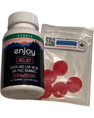 Enjoy Hemp Delta 8 thc gummies relief hybrid