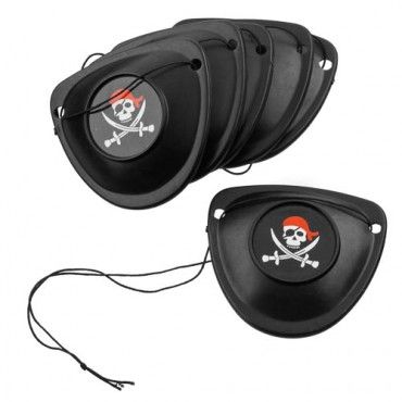 Pirate Eye Patch Pack of 6