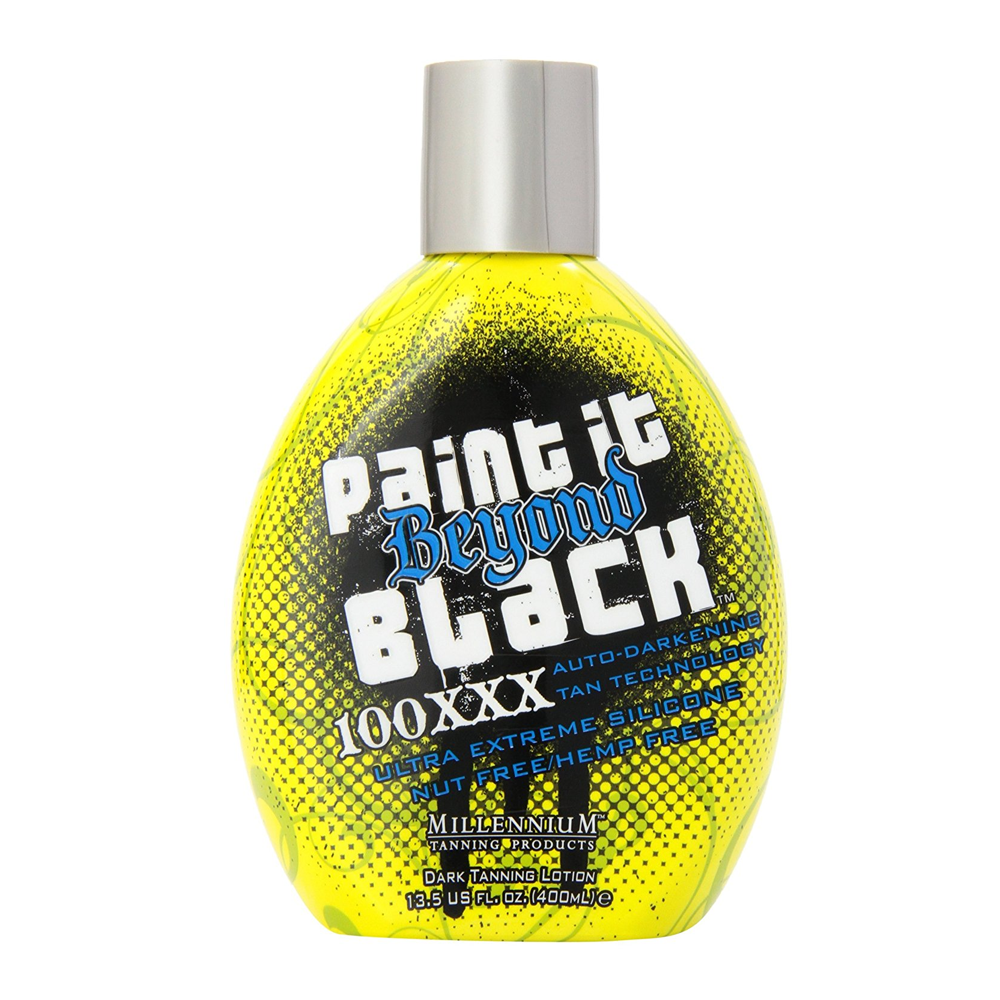 paint it black tanning lotion