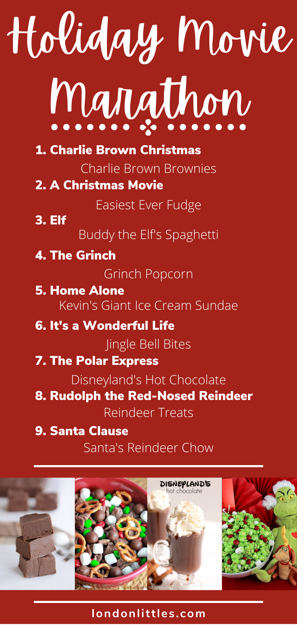 holiday movies for the family with treats