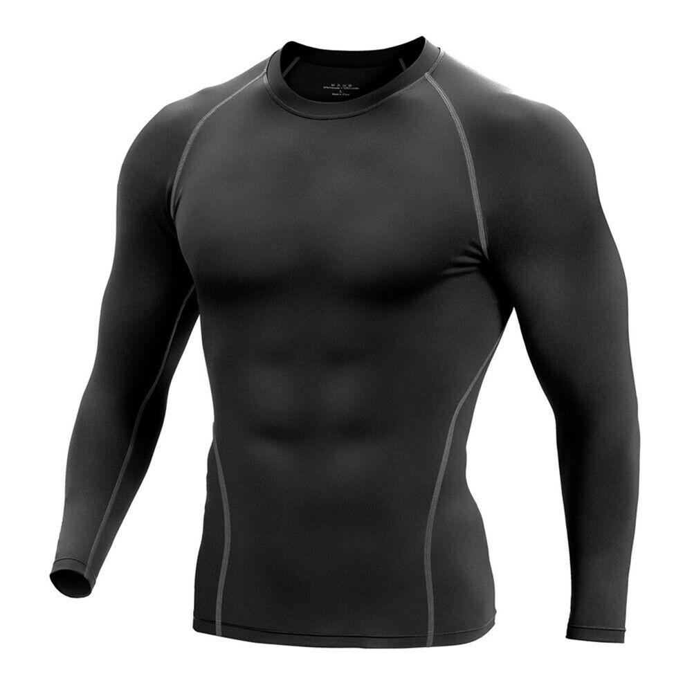 Men's Compression Long Sleeve Shirt – Energy Fit Wear