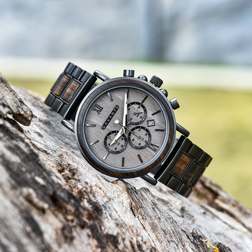 EXPLORER S - GUN METAL (44MM) - AVANTWOOD product image