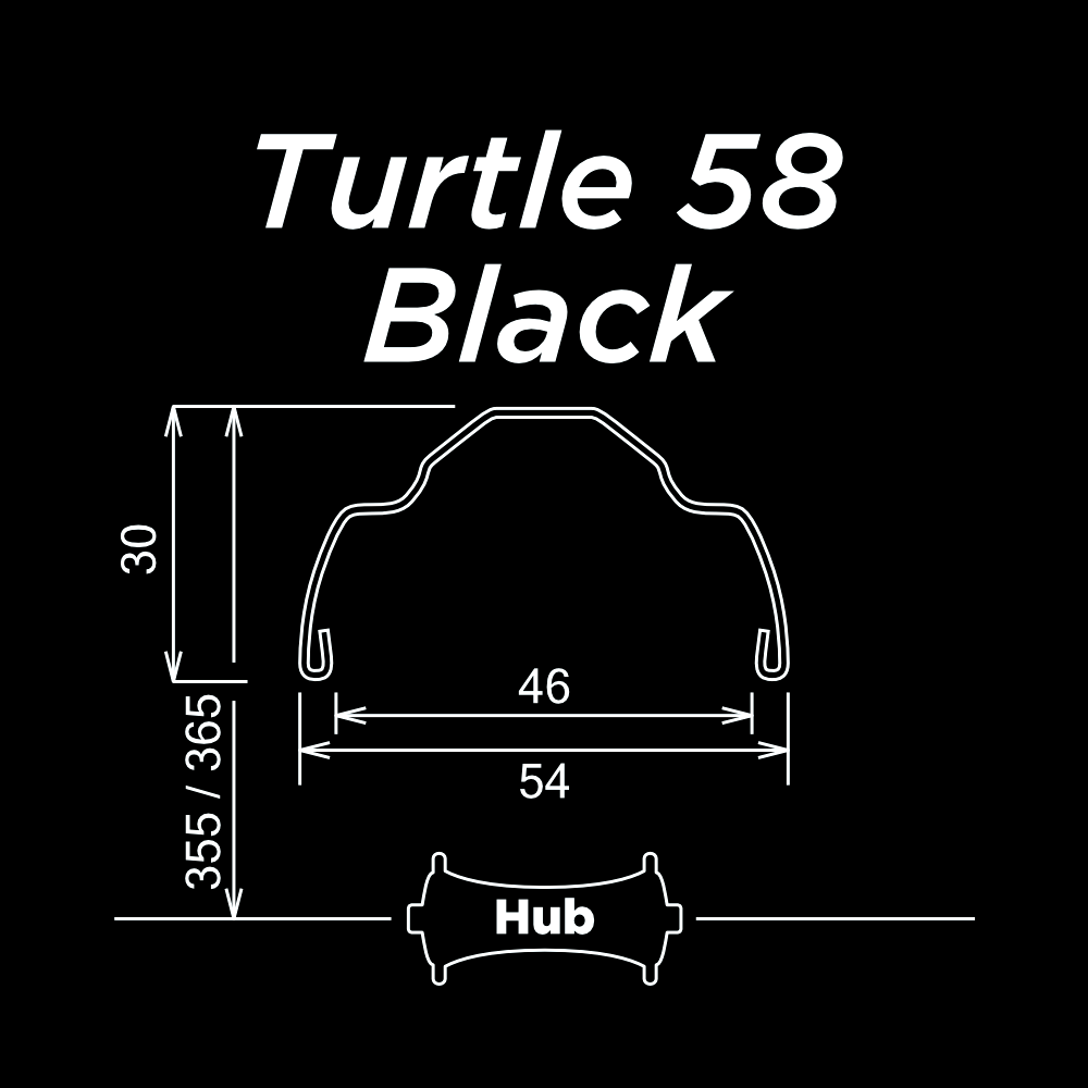 SIMWORKS Turtle 58 Black – SimWorks Online Store
