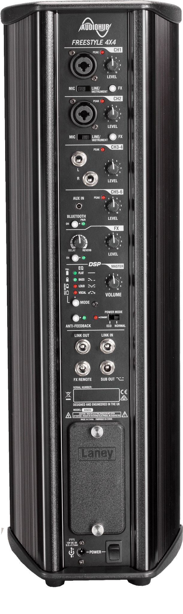 日本製 2ウェイ ポータブルPAアンプ LANEY FREESTYLE 4x4 モニター