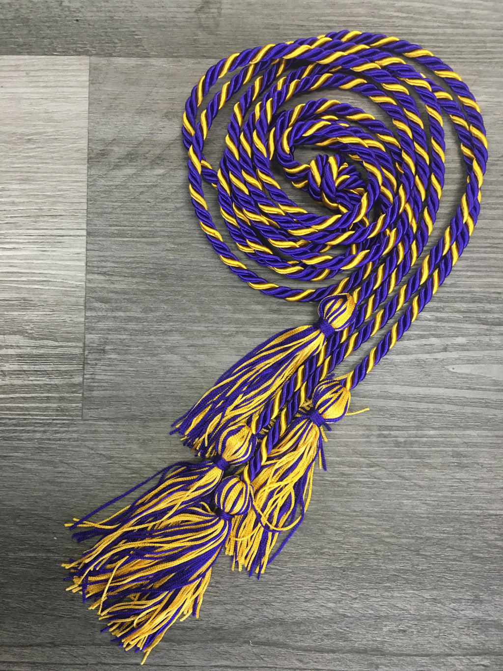 Royal Blue and Gold Graduation Cords