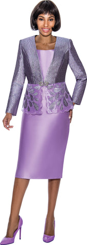 Susanna 3015 lavender skirt suit