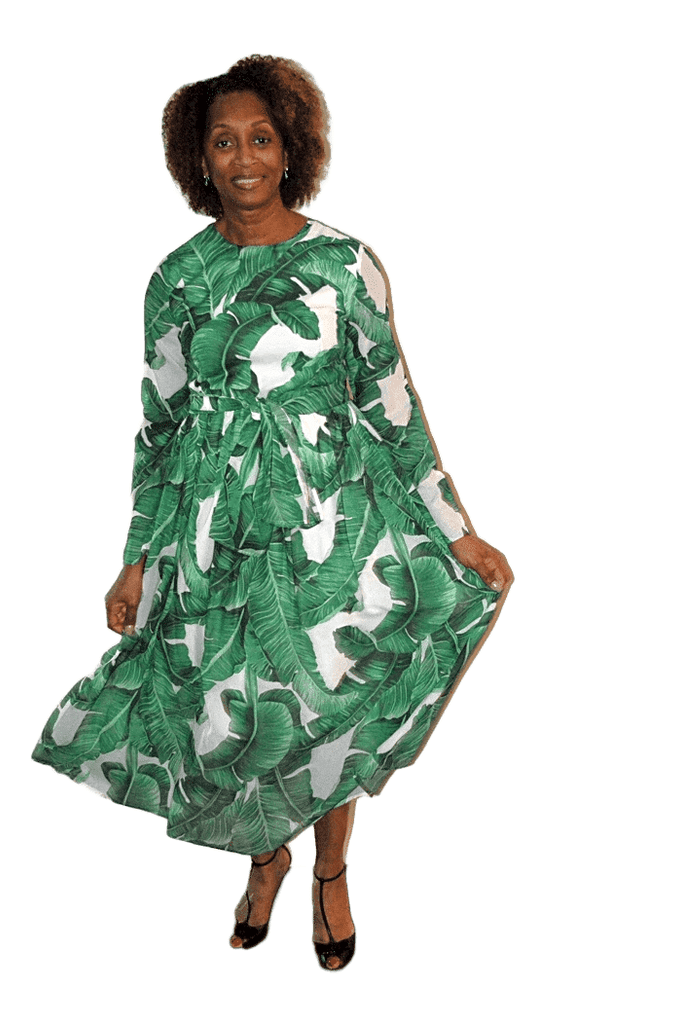 Banana Leaf Maxi Dress – Diva's Den Fashion