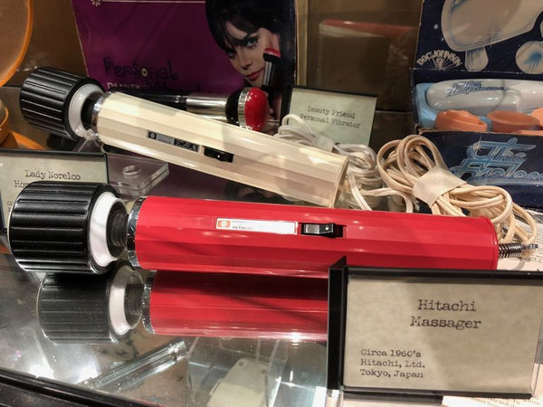 Picture of one of the first Hitachi Magic Wand massagers from 1968.