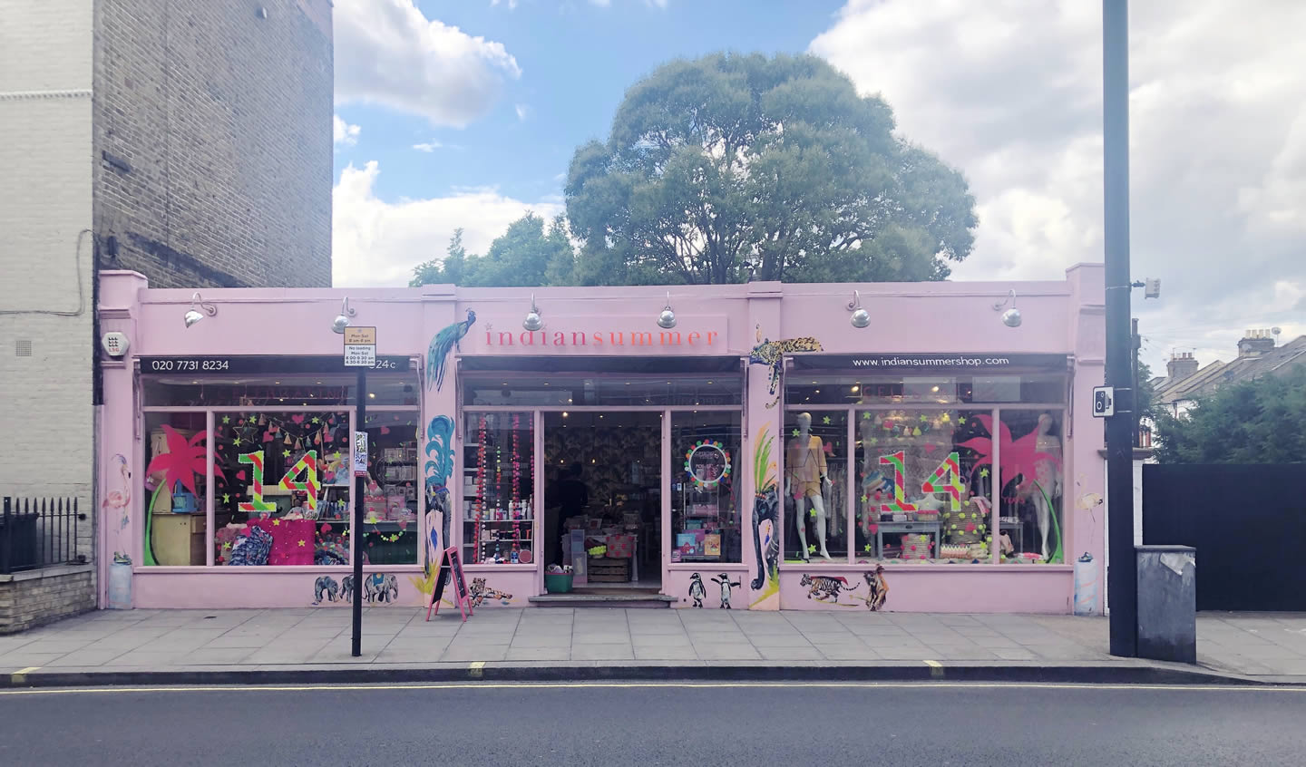 Indian Summer shop in London, UK