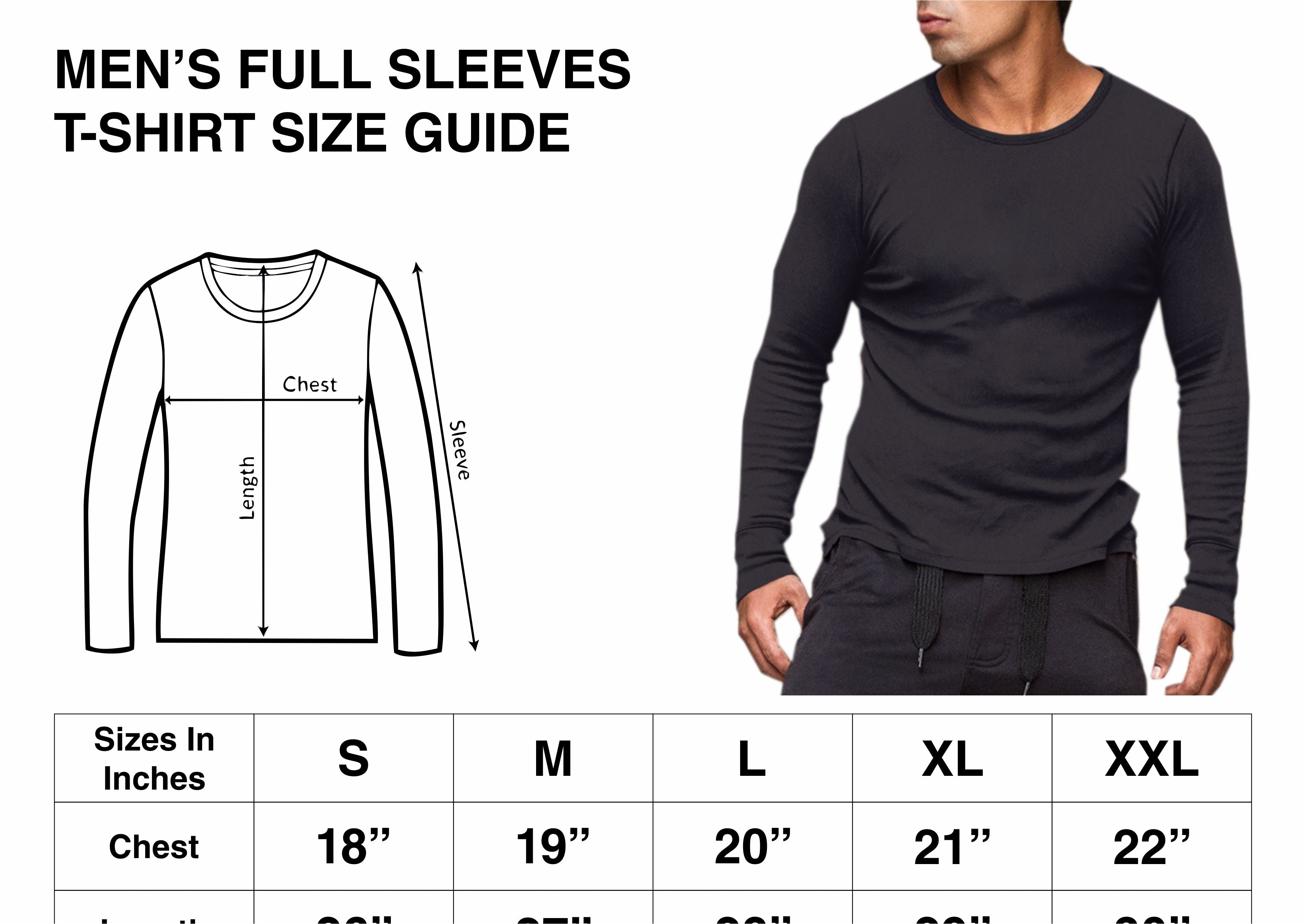 Eu T Shirt Size Chart