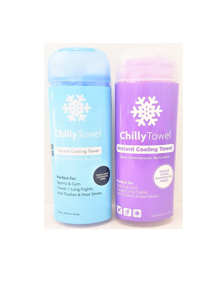 Chilly Towel - Cool Blue & Lavender Purple (Duo Pack)