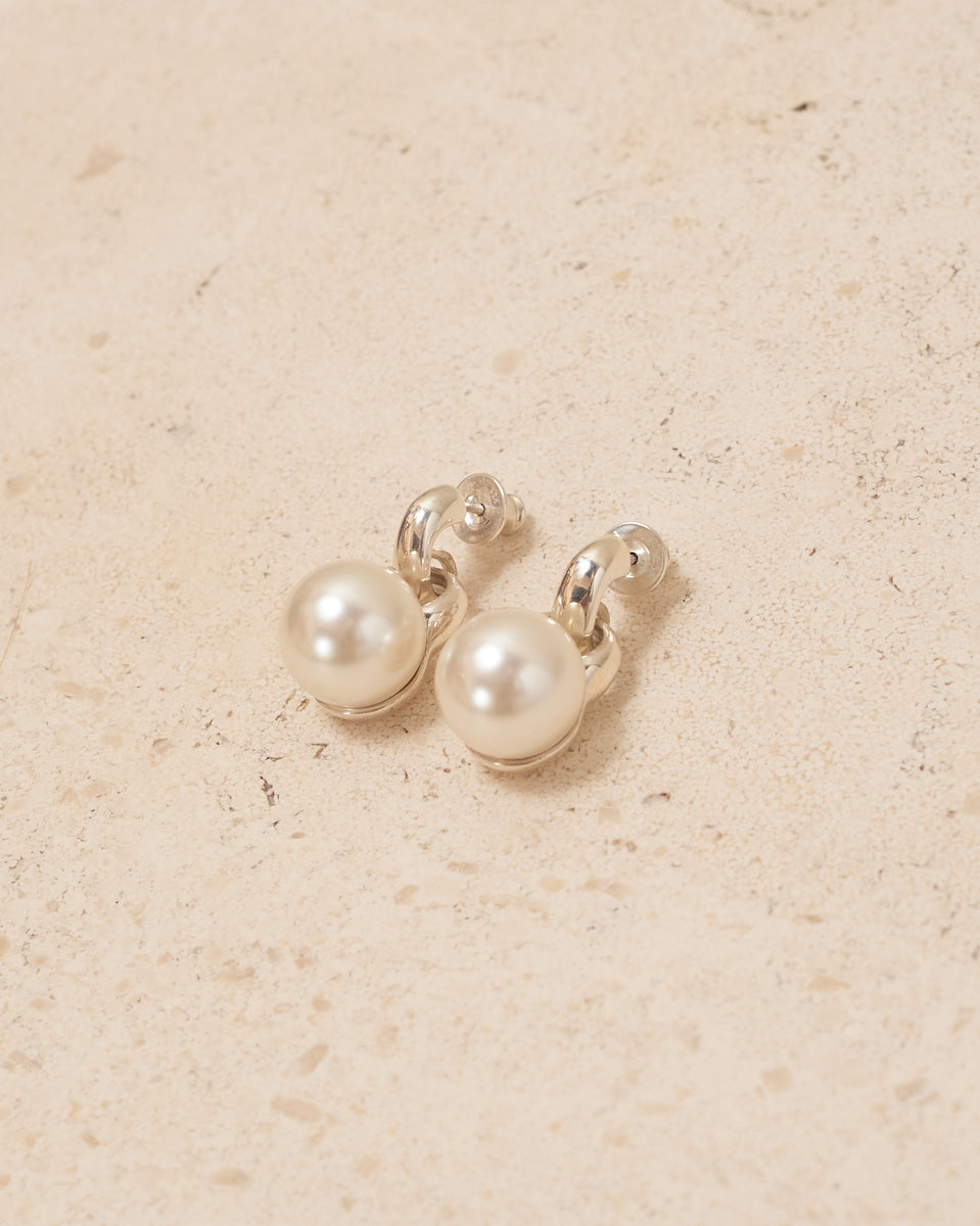 Sterling Silver Everyday Pearl Earrings