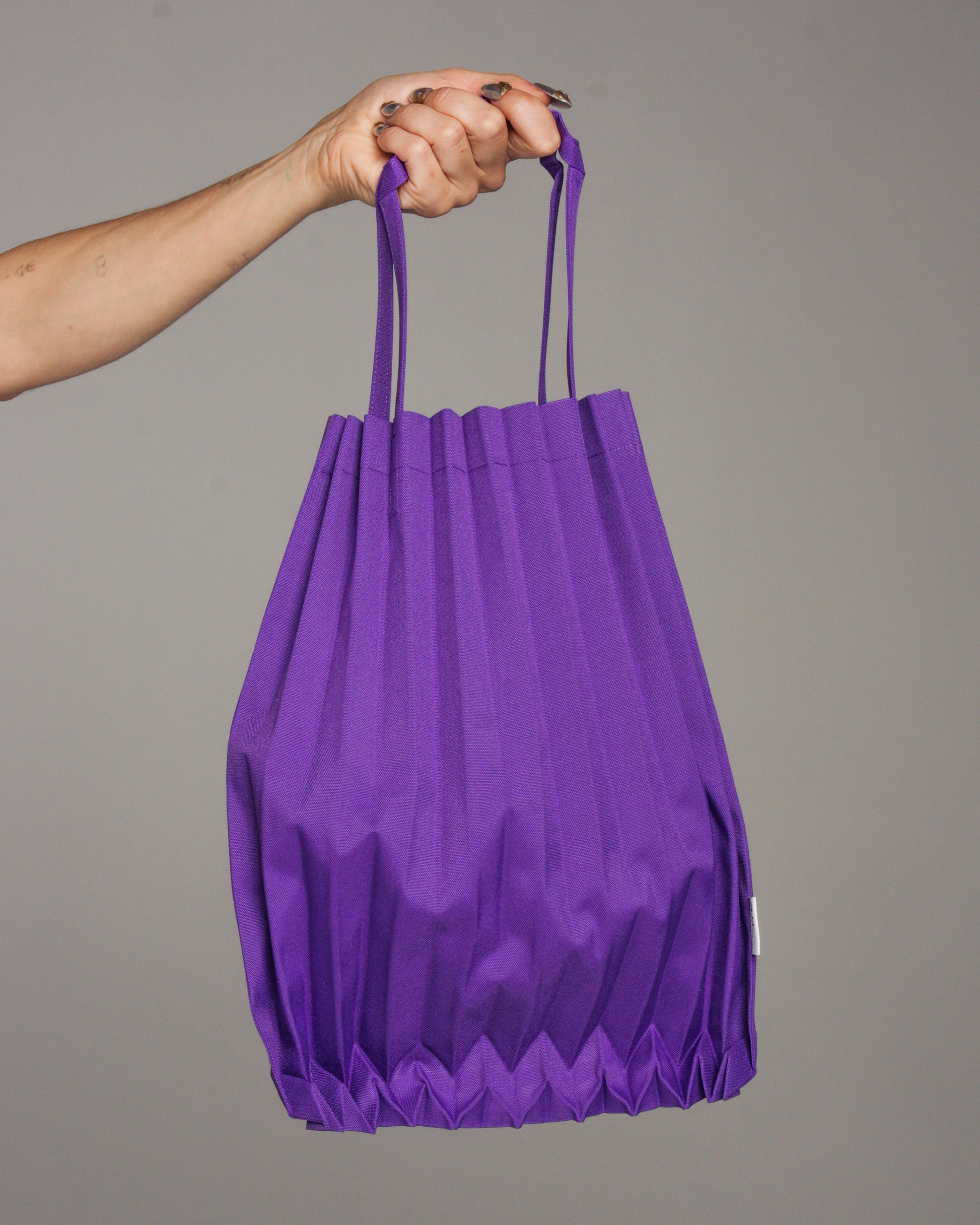 Violet Trunk Pleats Bag – Dilettante