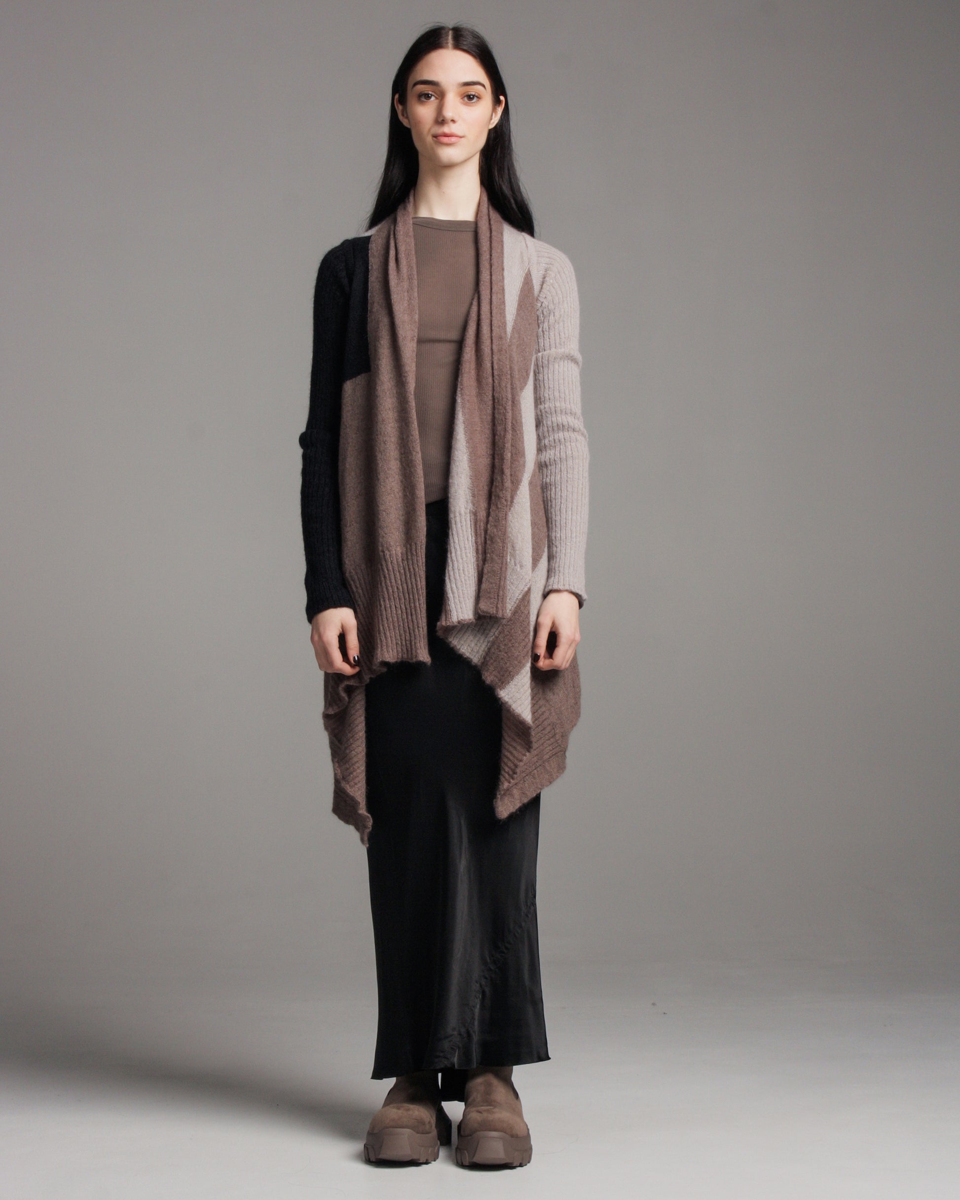 純正新販売　　RICK　OWENS　CARDIGAN　IN　MAGLIA　LONG　WARP