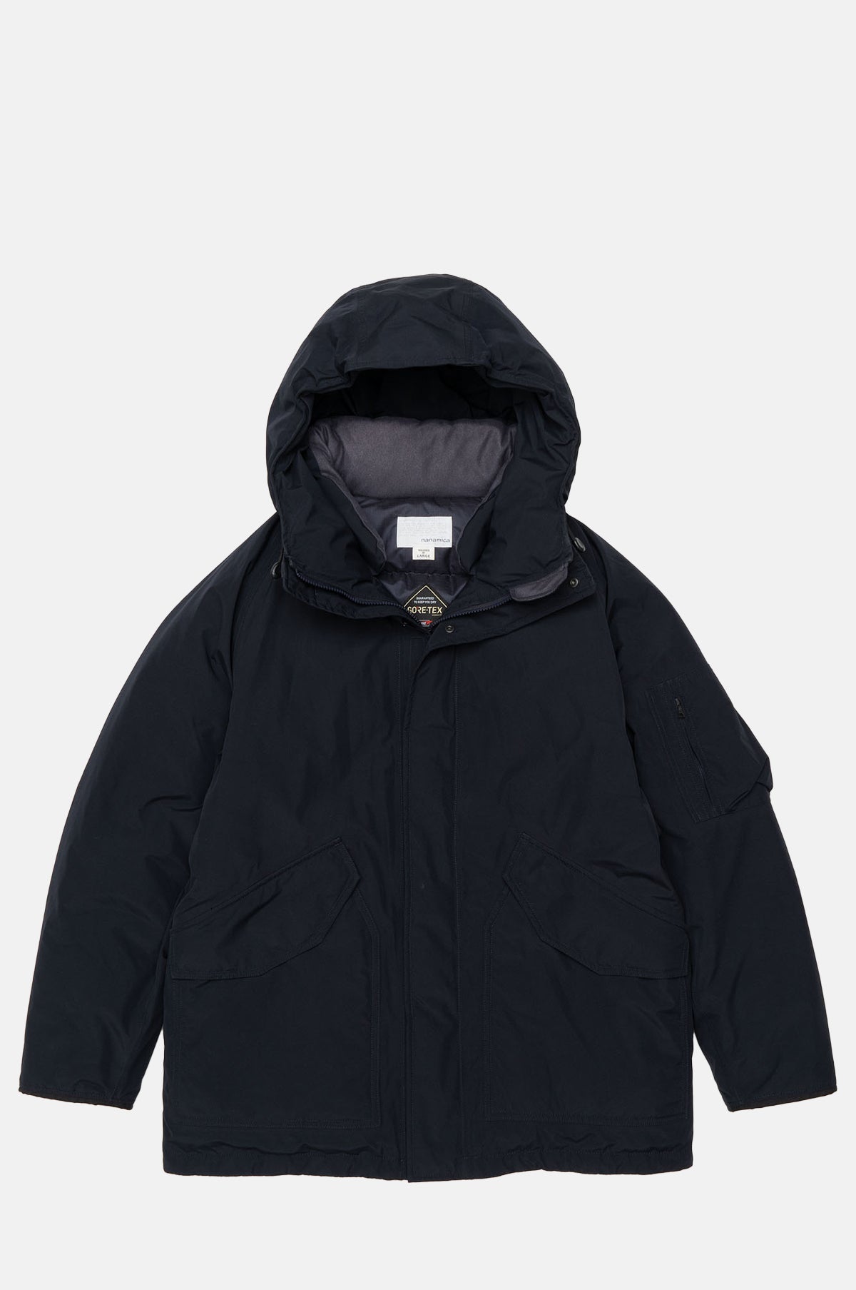 Nanamica Gore-Tex Down Coat in Navy – The Hambledon