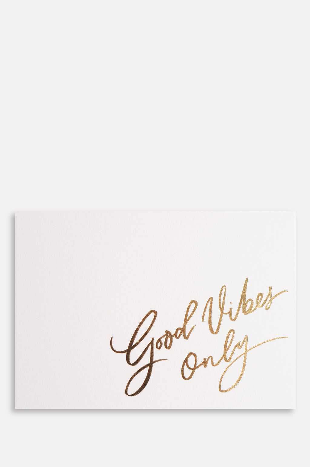 Good Vibes Only Card The Hambledon