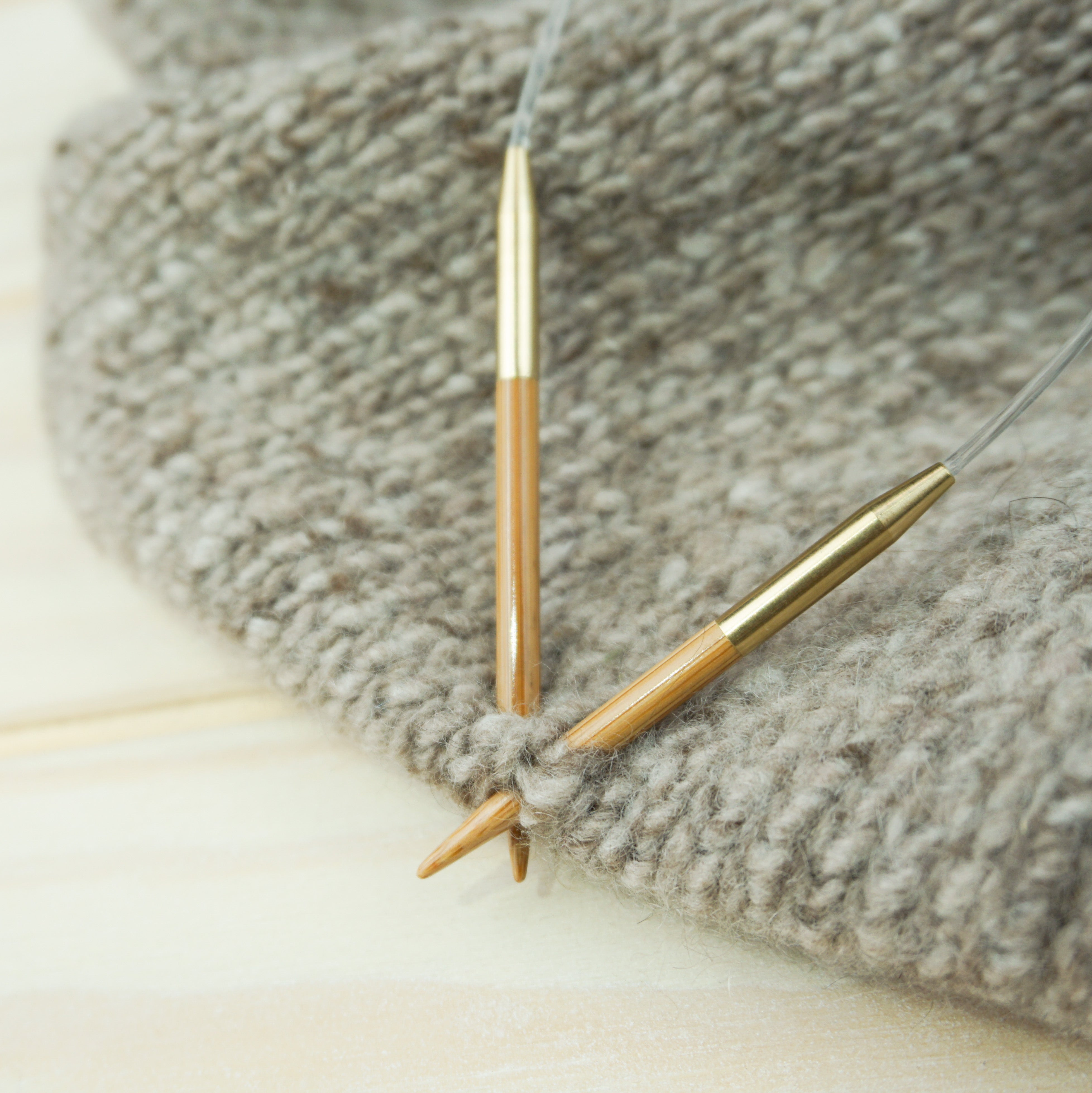 Seeknit, Cable Stitch Holders Set of 3, Bamboo, Knitting Needles