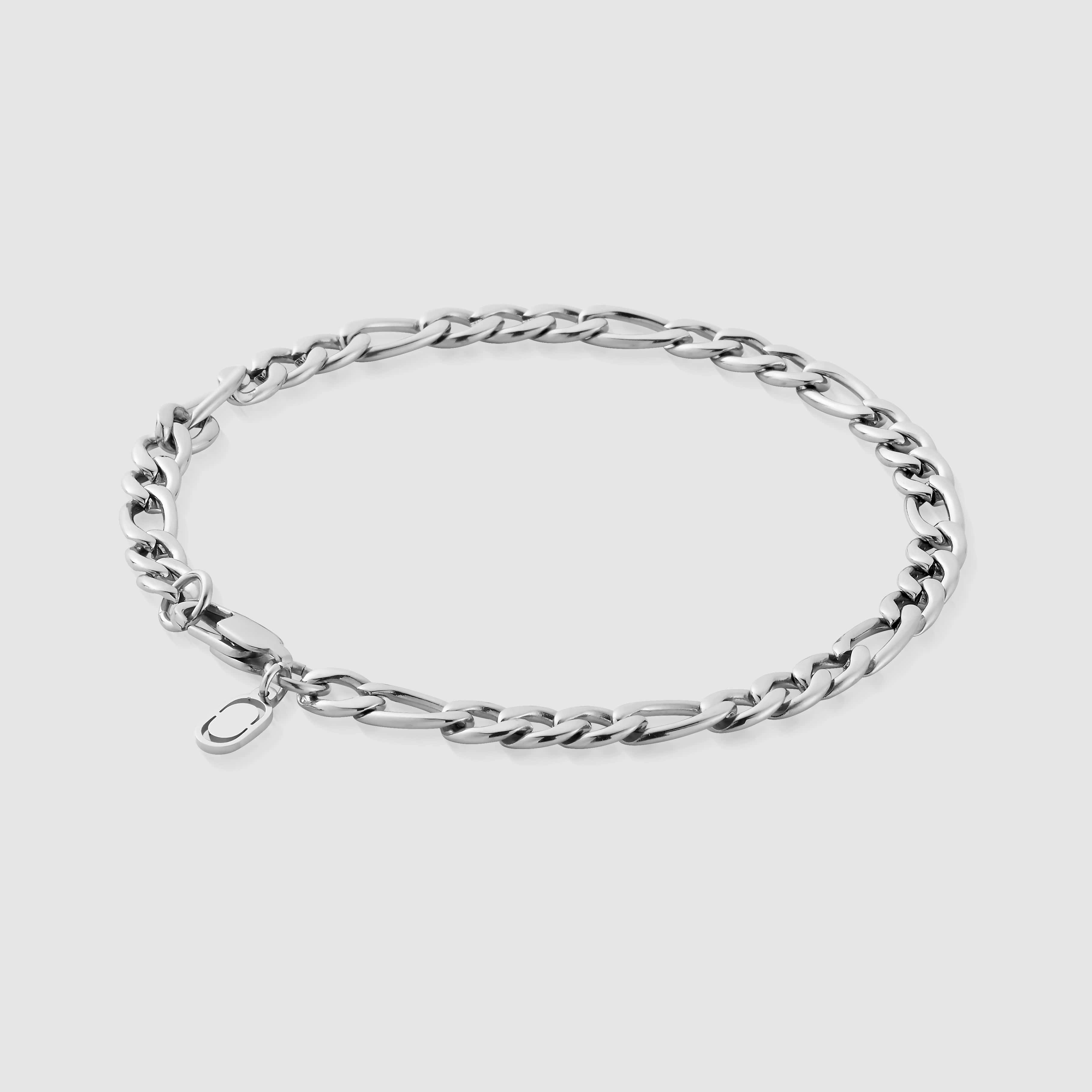 Figaro Bracelet (Silver) 5mm – CRAFTD London