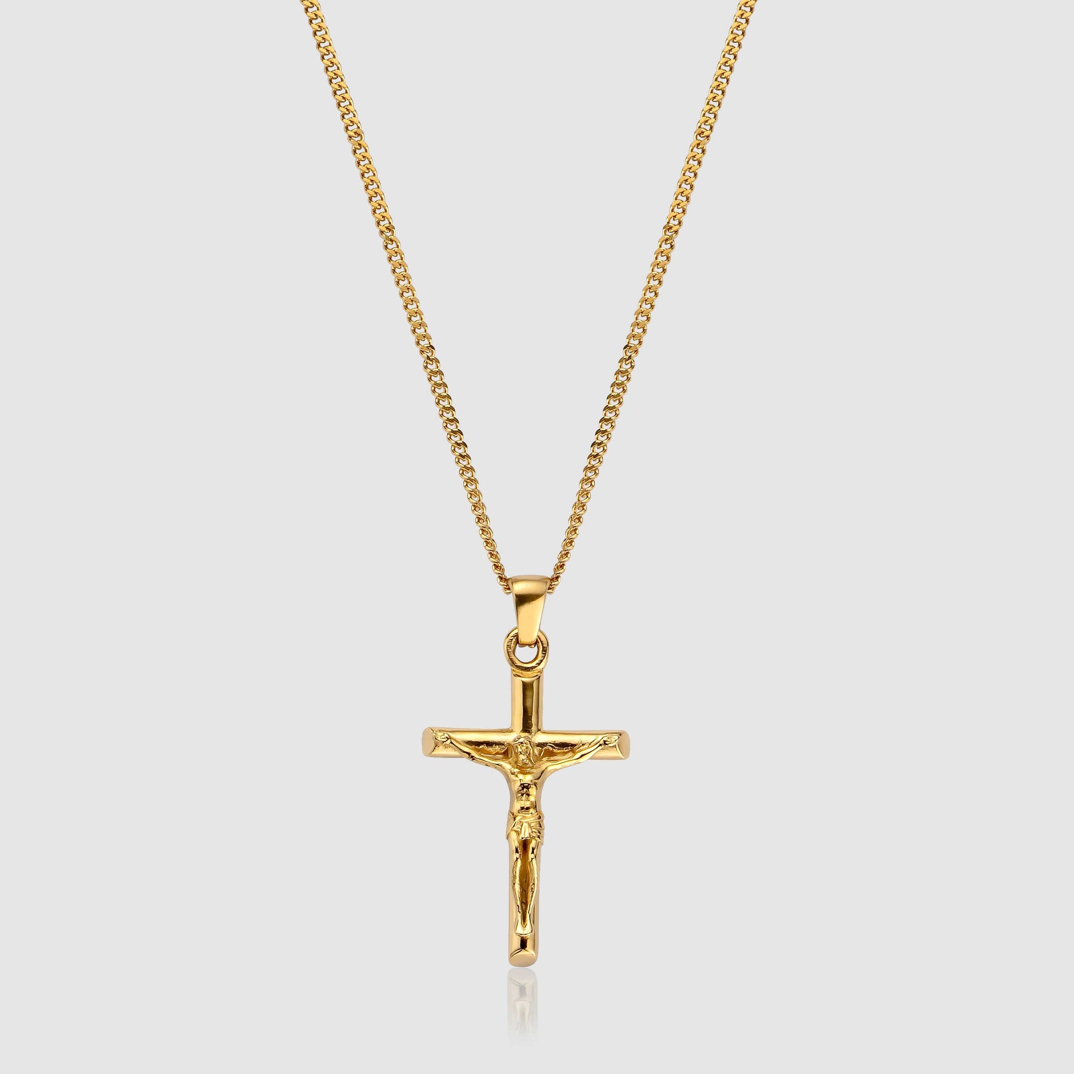 Gold Crucifix Necklace | CRAFTD London