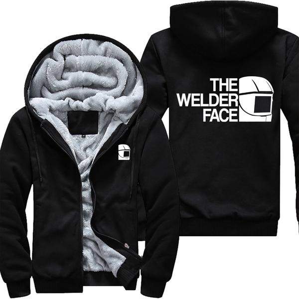 the welder face hoodie