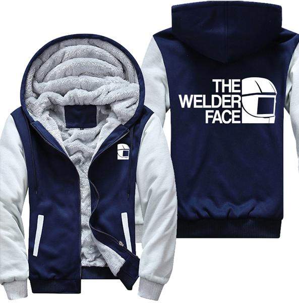 the welder face hoodie