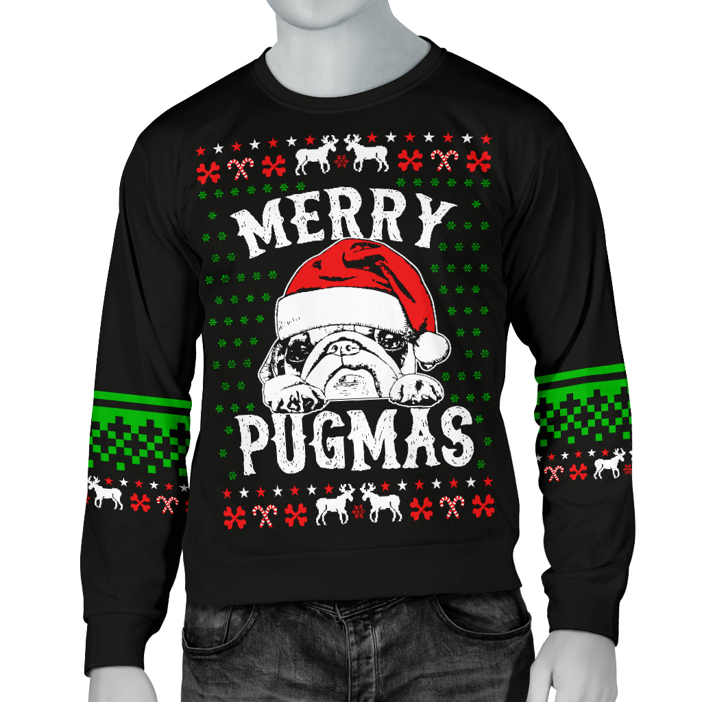 merry pugmas sweater