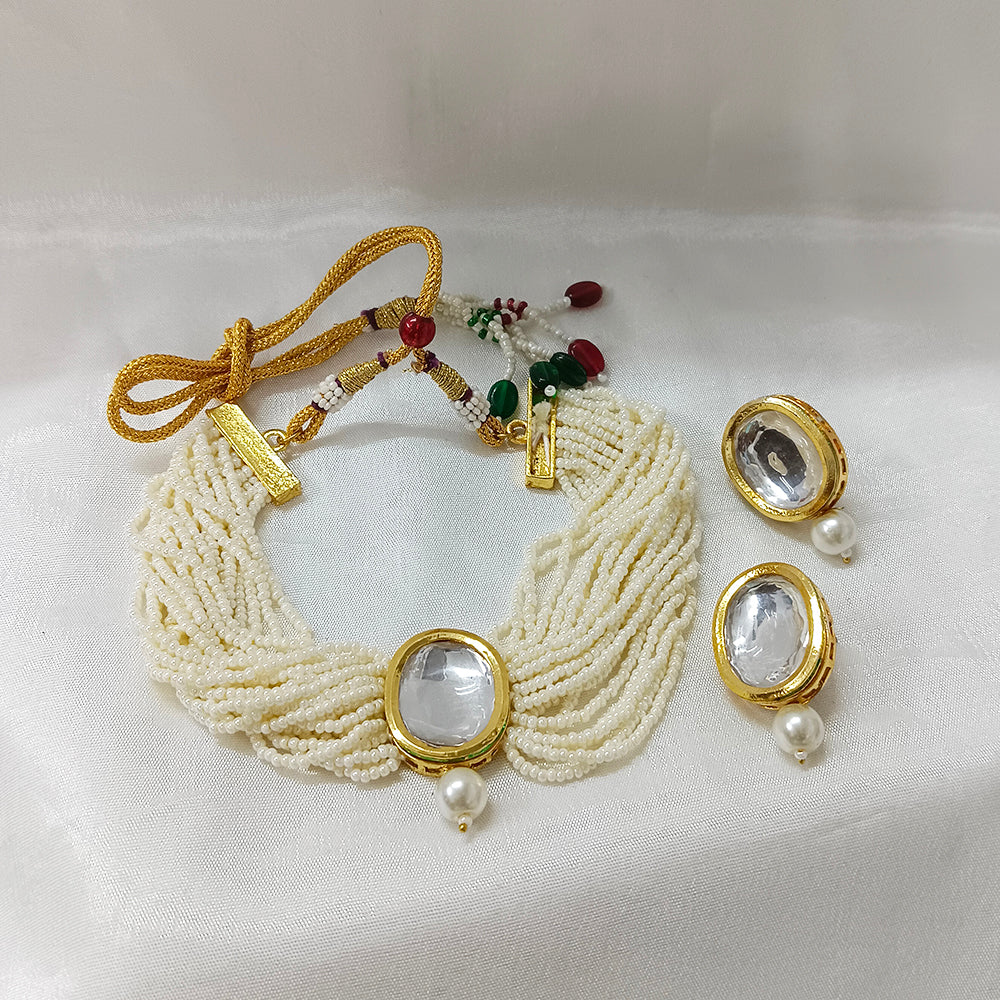 VAMA Cloth Collar Neck Golden Choker Necklace Crystal Stone Necklace Set  for Women Fabric Choker Price in India - Buy VAMA Cloth Collar Neck Golden Choker  Necklace Crystal Stone Necklace Set for