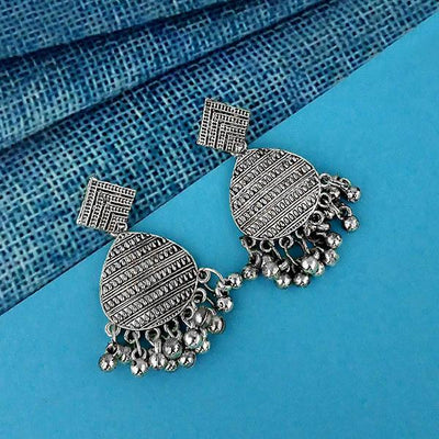 Shubh Art Oxidised Plated Dangler Earrings - 1317014