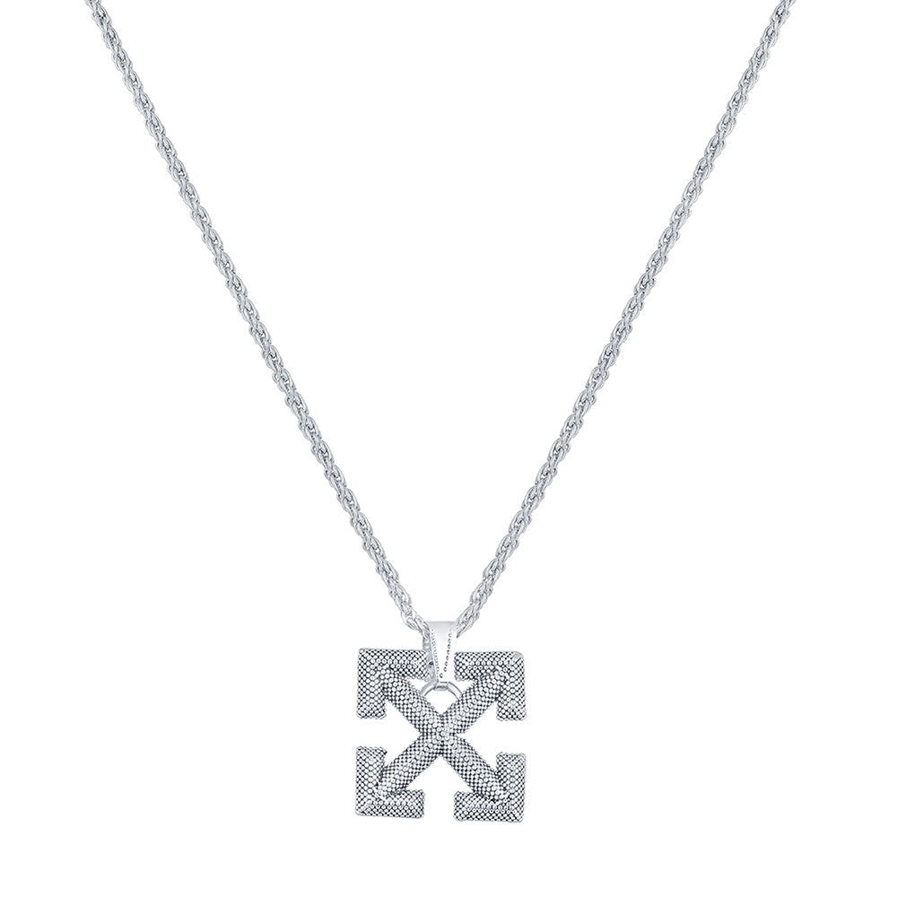 Forzieri Stainless Steel Compass Pendant Necklace at FORZIERI Canada