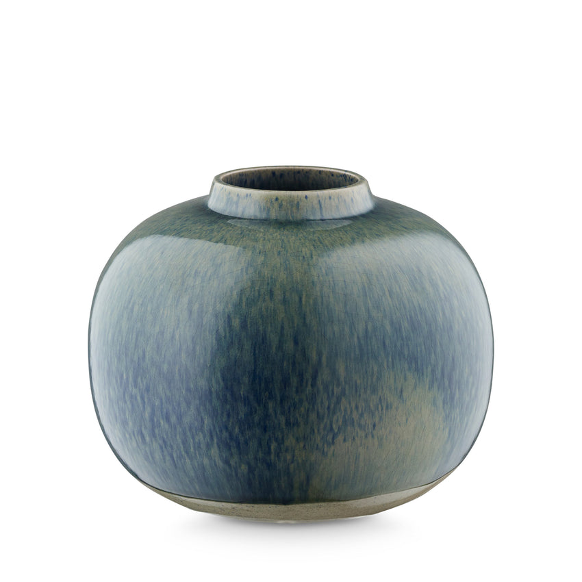 Sygdom hobby køretøj Aarhus vase, keramik, blågrøn, 16,5 cm. – H. Skjalm P.