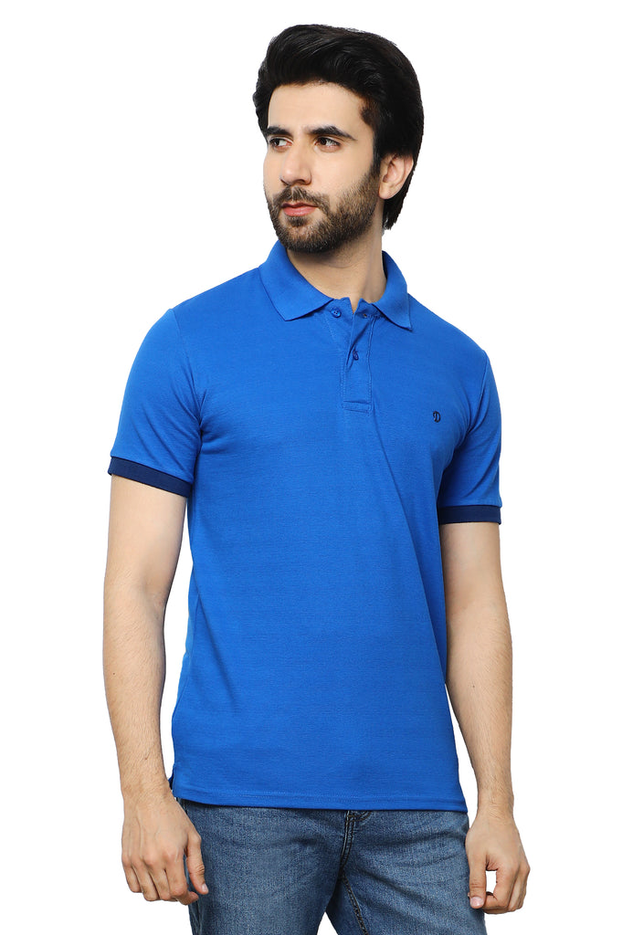 Diners Men's Polo T-Shirt SKU: NA864-R-BLUE - Diners