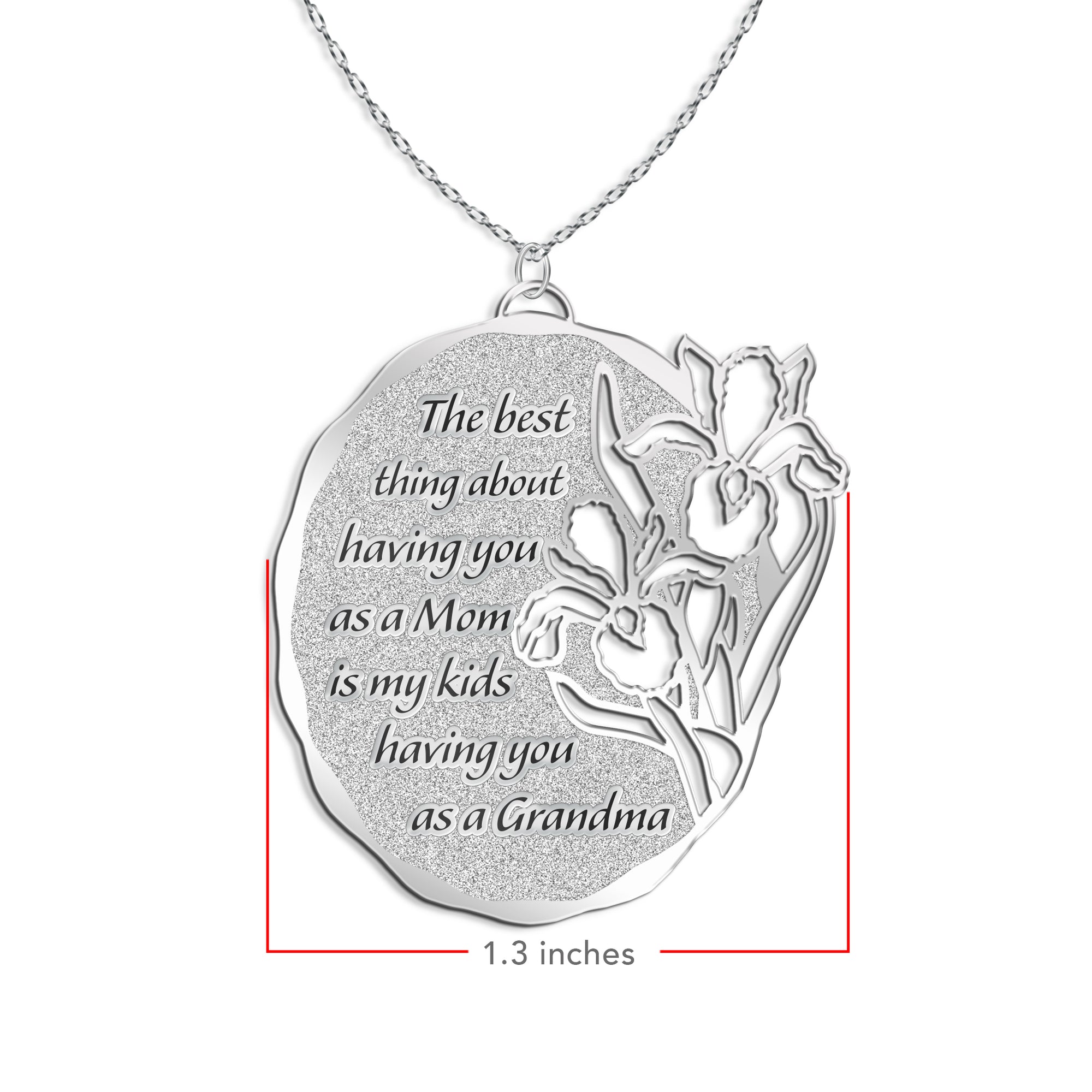 Grandma Necklace The Best Grandma Gift Ever Tell Me A Charm