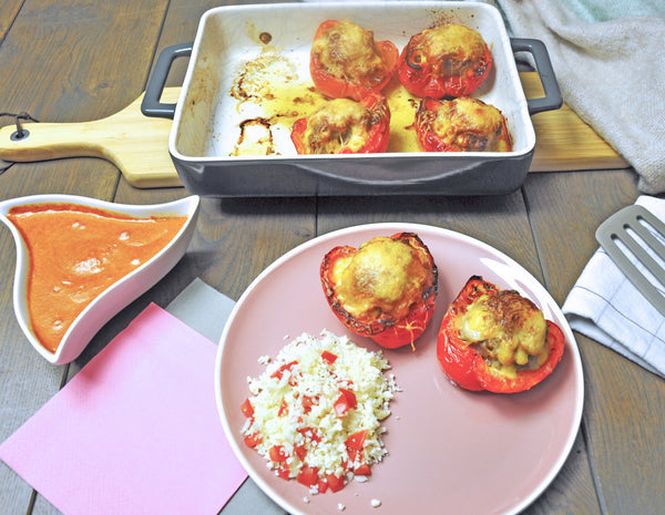 keto stuffed green bell peppers recipe