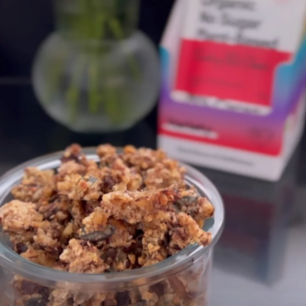 keto granola with funky fat chocolates