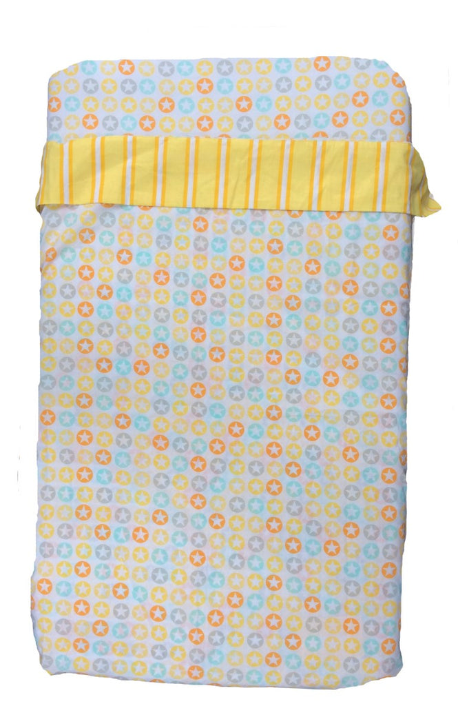 travel cot sheets size