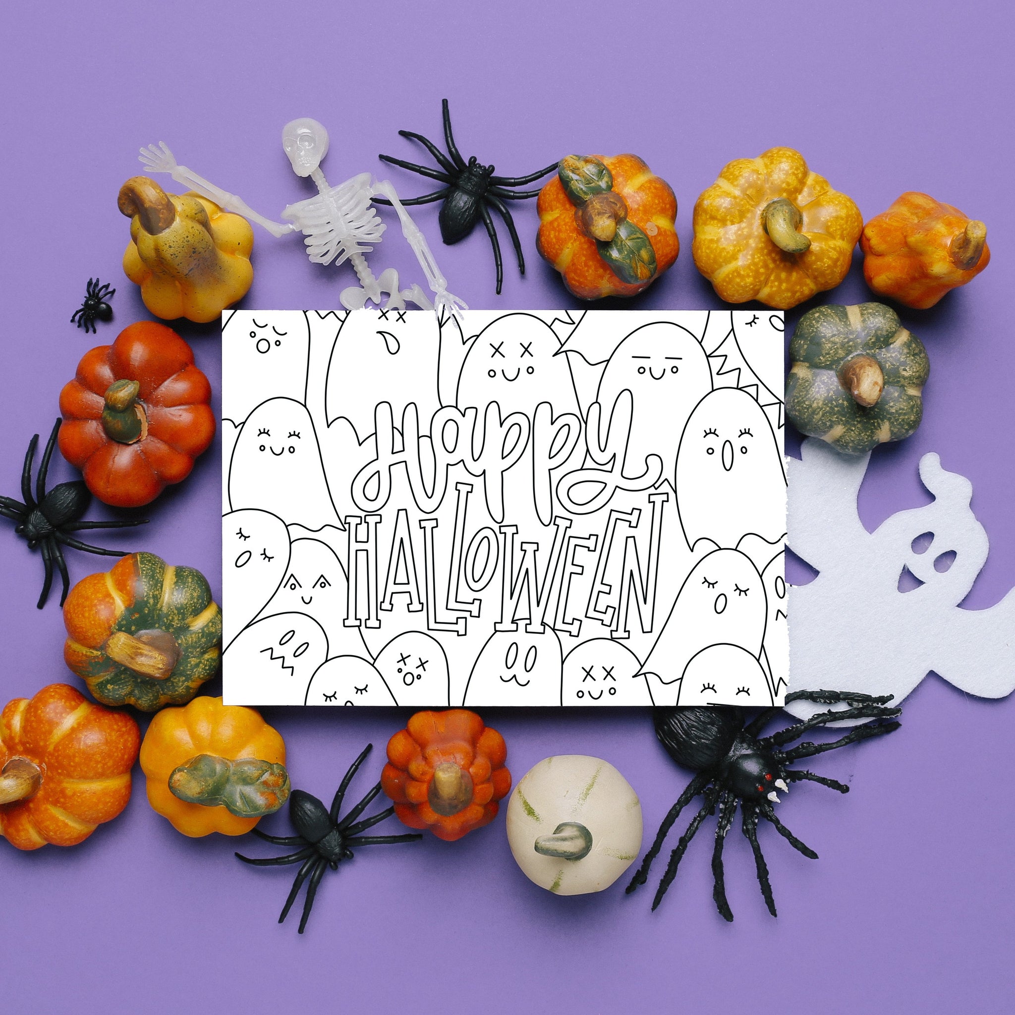 Download Happy Halloween Coloring Pages Natterdoodle